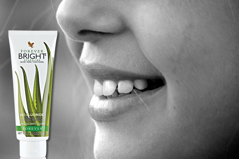 Forever bright dentifrice flp aloe vera de la baie