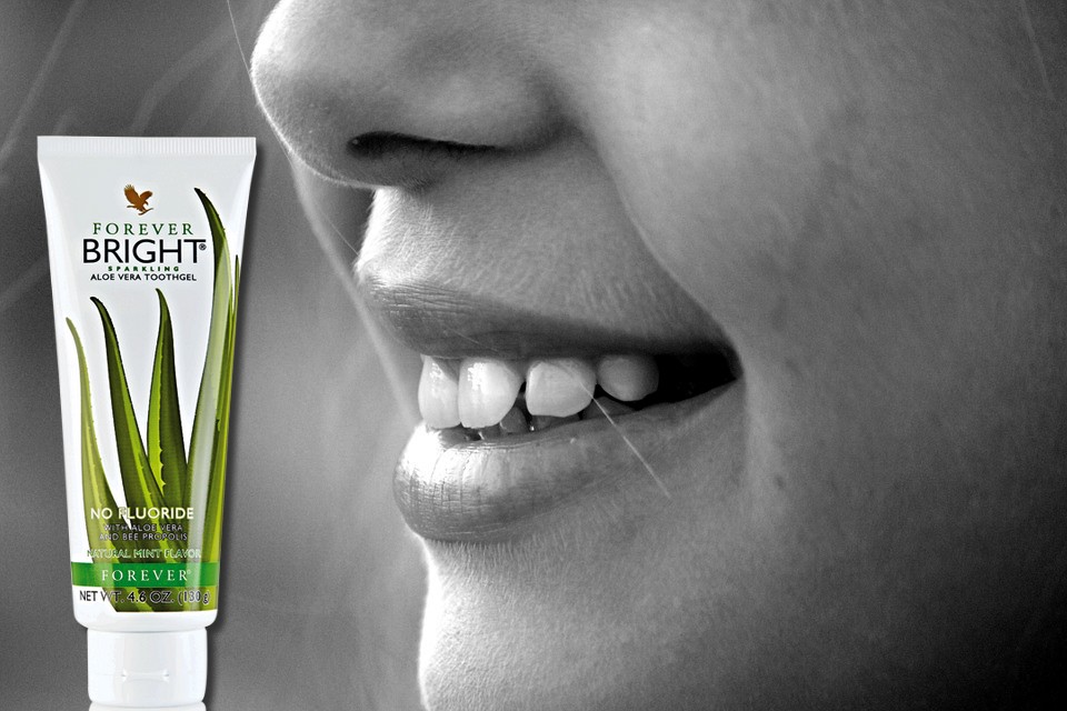 Forever bright dentifrice forever living products aloe vera de la baie