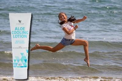 Aloe cooling lotion aloe evra de la baie maryvonne dutertre flp