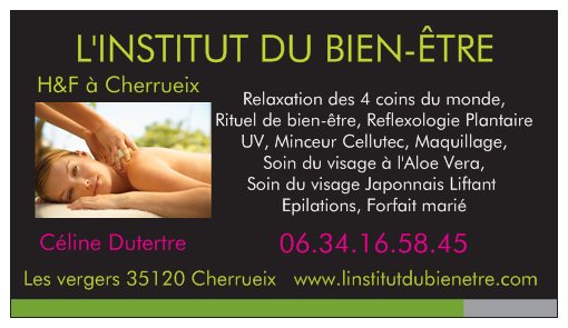 L'Institut du Bien Etre institut de beauté cherrueix