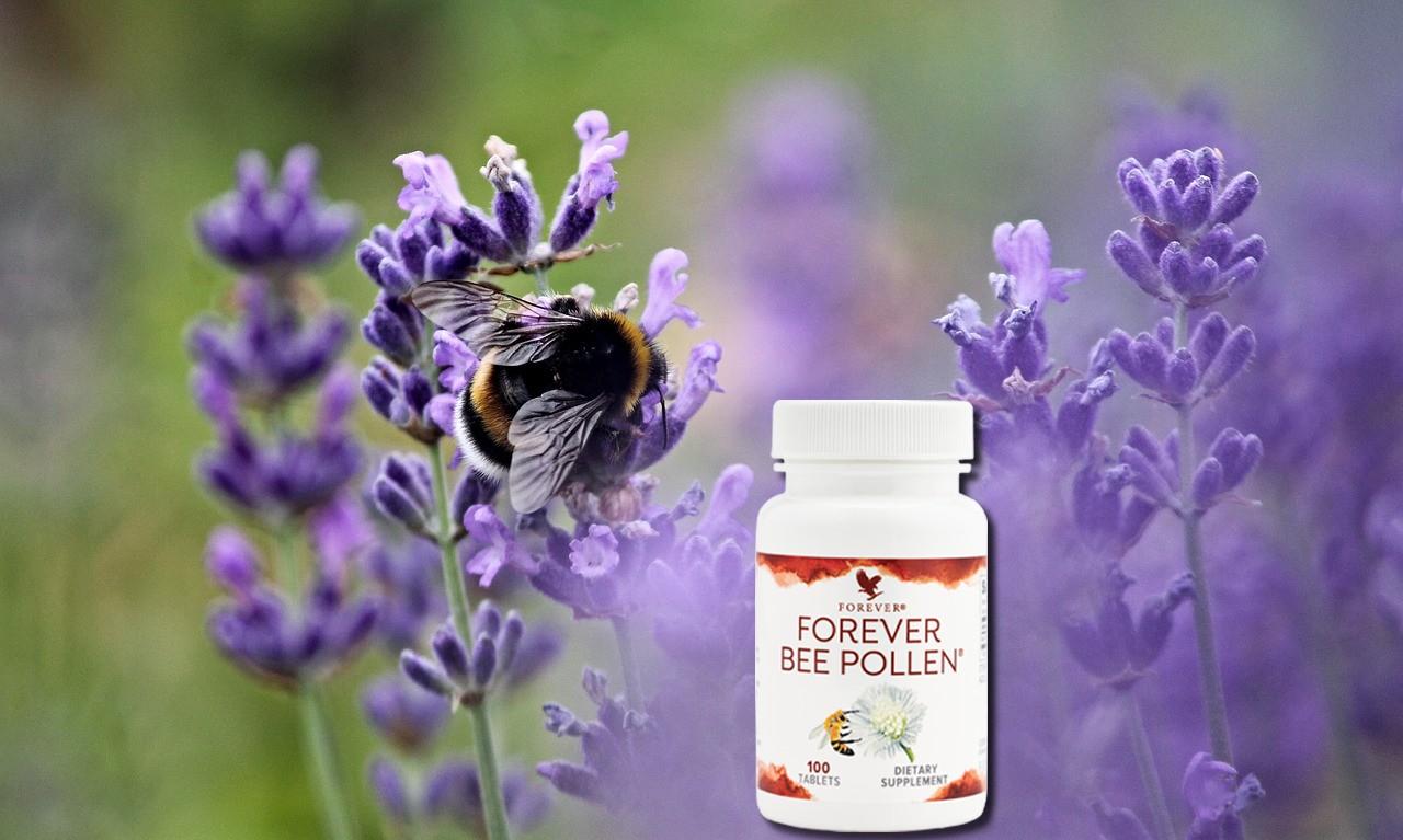 Forever bee pollen aloe vera de la baie flp