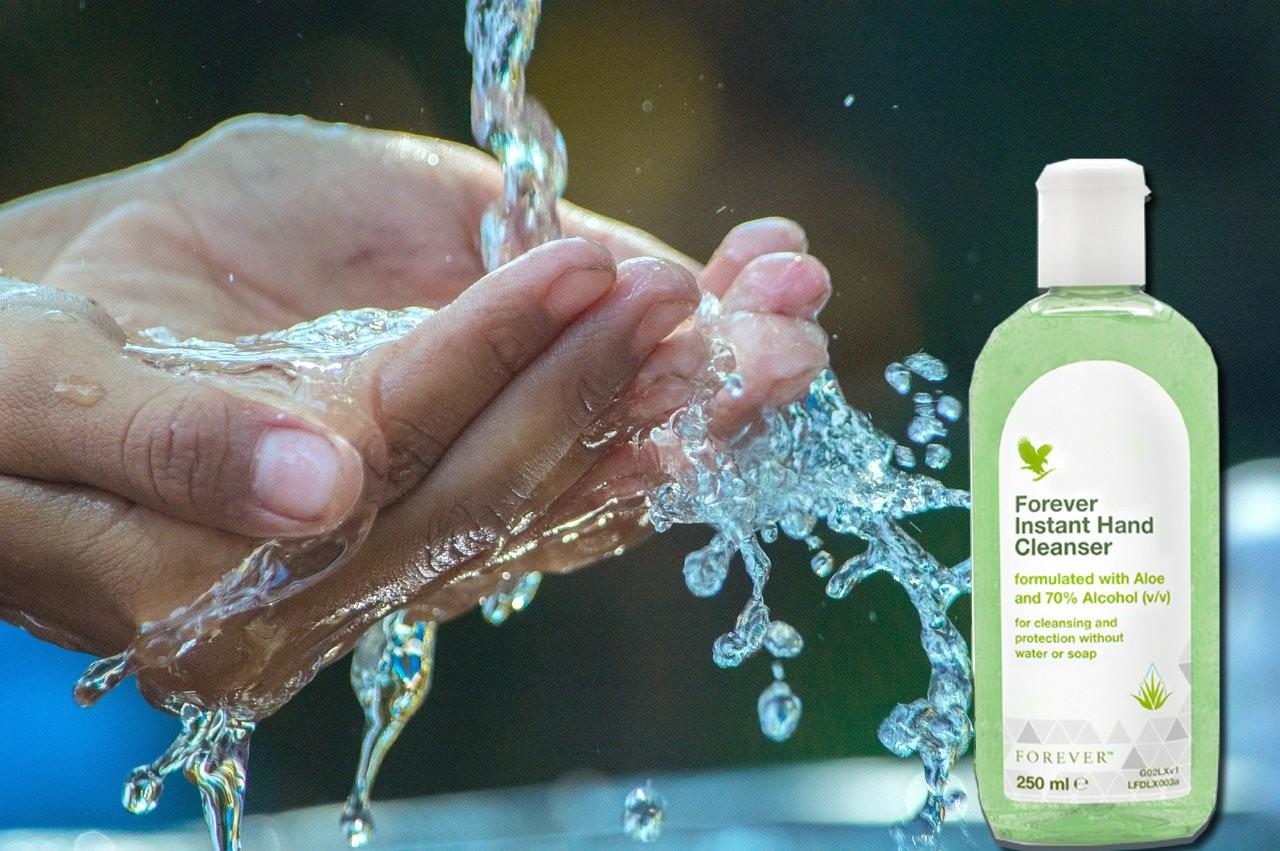 Instant hand cleanser flp aloe vera de la baie maryvonne dutertre